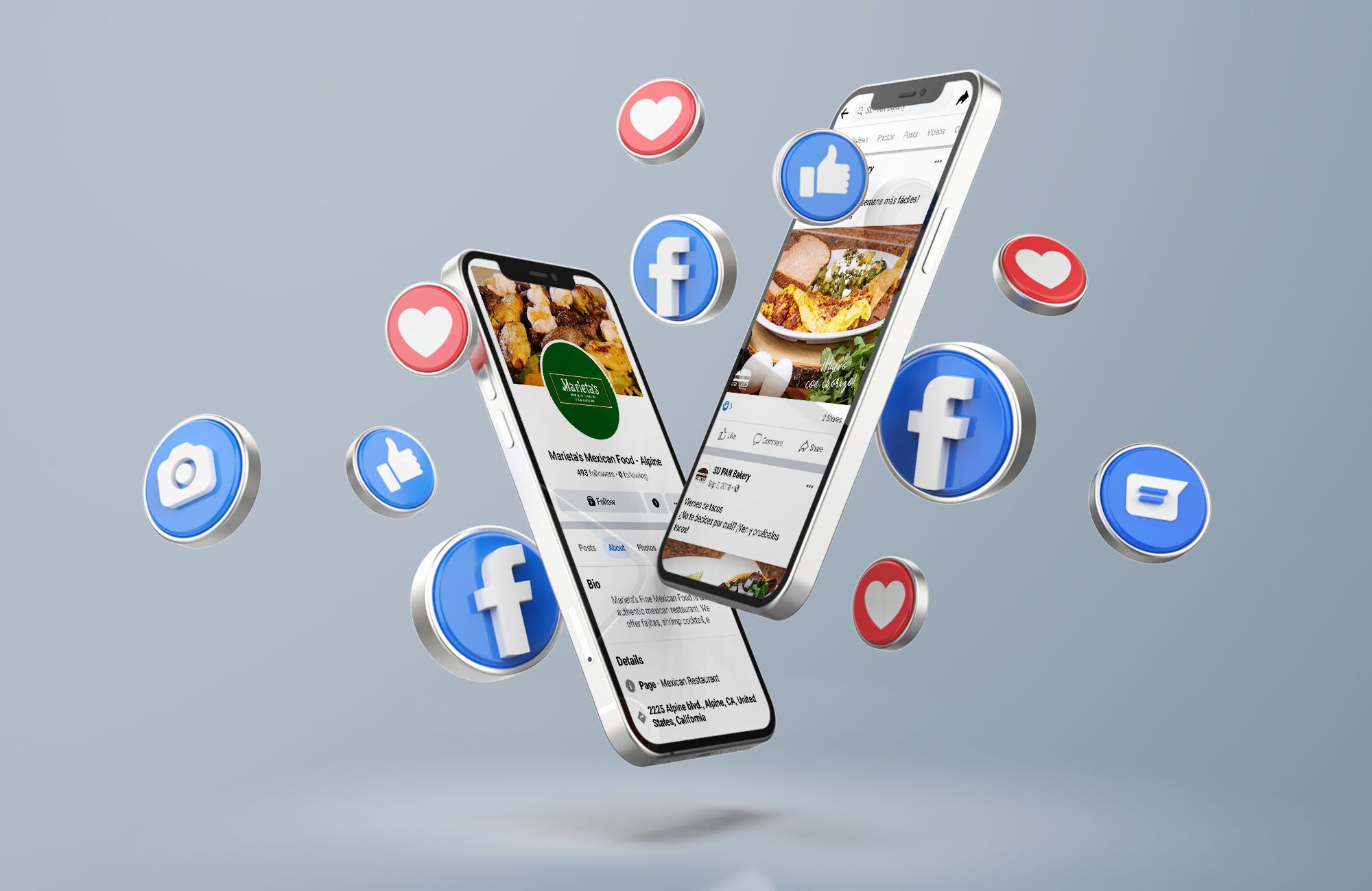 Smart phone for social media